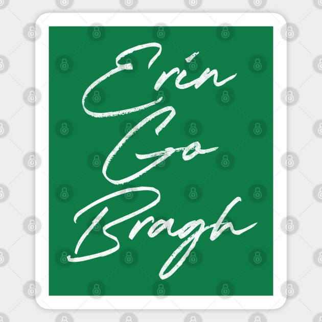 Erin Go Bragh / Retro Irish Design Sticker by feck!